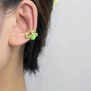 Frosch Ohrringe Smaragdgrün | Süßes Geschenk für Frauen