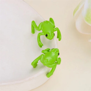 Frosch Ohrringe Smaragdgrün | Süßes Geschenk für Frauen