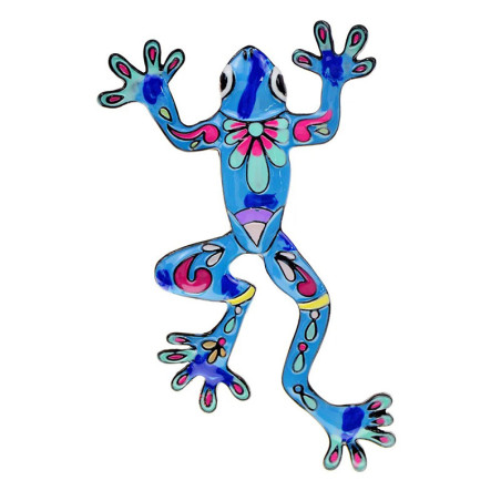 Frosch-Brosche 'Wasserreflexe' | Süßer Tier-Schmuck Geschenk