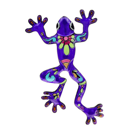 Frosch-Brosche 'Wasserreflexe' | Süßer Tier-Schmuck Geschenk