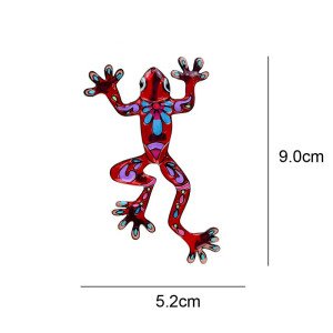 Frosch-Brosche 'Wasserreflexe' | Süßer Tier-Schmuck Geschenk