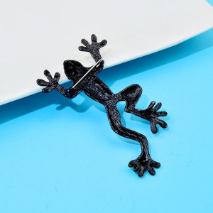 Frosch-Brosche 'Wasserreflexe' | Süßer Tier-Schmuck Geschenk