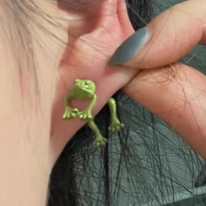 Lustige Frosch Ohrringe Laubfrosch - Einzigartiger Schmuck