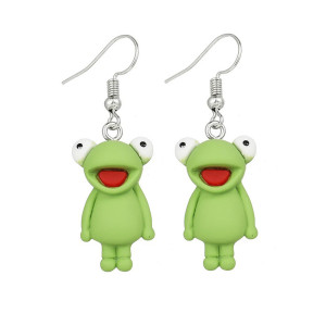 Lachender Frosch Ohrringe - Lustiges & einzigartiges Geschenk