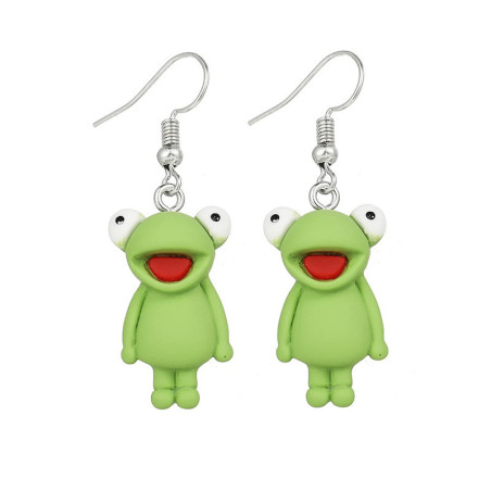 Lachender Frosch Ohrringe - Lustiges & einzigartiges Geschenk