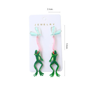 Ohrringe Springender Frosch - Leichter & Origineller Schmuck