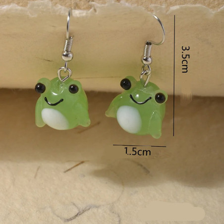Frosch Ohrringe "Waldgeflüster" - Süßer & Einzigartiger Schmuck