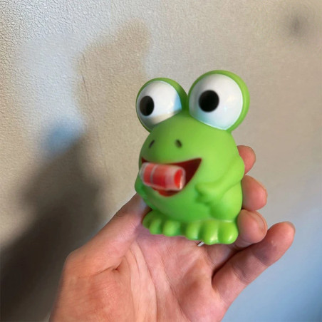 Überraschungsfrosch Quak! - Lustiges Spielzeug mit Rollzunge