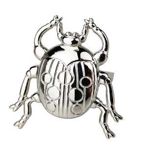 Skarabäus Serviettenringe aus Metall - Eleganz & Raffinesse
