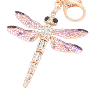 Schlüsselanhänger Libelle 'Meeresbrise' | Eleganz mit Strass