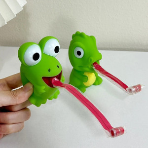 Überraschungsfrosch Quak! - Lustiges Spielzeug mit Rollzunge