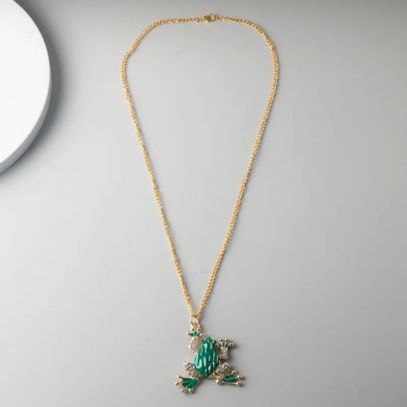 Funkelnde Frosch Halskette | Süßer Schmuck & Geschenkidee