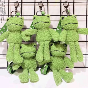 Frosch Schlüsselanhänger „Kuschelweicher Begleiter“ – Süß & Flauschig