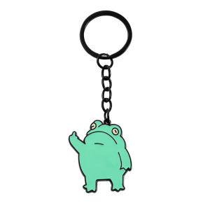 Schlüsselanhänger Frosch mit Geste – Lustiges & ironisches Geschenk