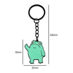 Schlüsselanhänger Frosch mit Geste – Lustiges & ironisches Geschenk