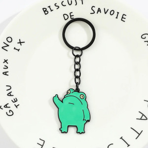 Schlüsselanhänger Frosch mit Geste – Lustiges & ironisches Geschenk