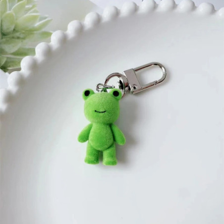Frosch Schlüsselanhänger aus Plüsch | Süße Geschenkidee
