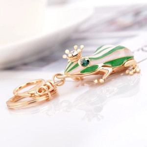 Königlicher Frosch Schlüsselanhänger | Süße Geschenkidee