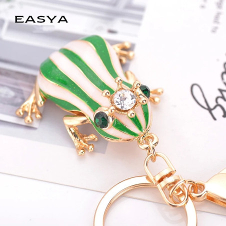 Königlicher Frosch Schlüsselanhänger | Süße Geschenkidee