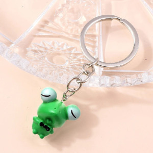 Schlüsselanhänger Träumerischer Frosch | Süßes Kawaii Geschenk