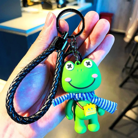 Abenteuer Frosch Schlüsselanhänger – 2 Modelle | Süß & Lustig