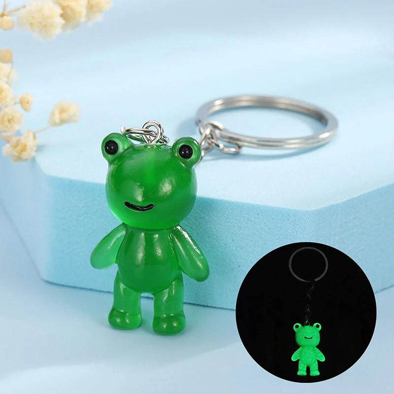 Leuchtender Frosch Schlüsselanhänger – Süßes & lustiges Geschenk