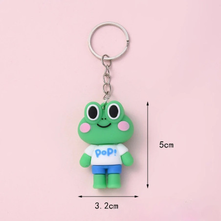 Schlüsselanhänger Frosch Pop Grün! – Lustiges & Buntes Accessoire