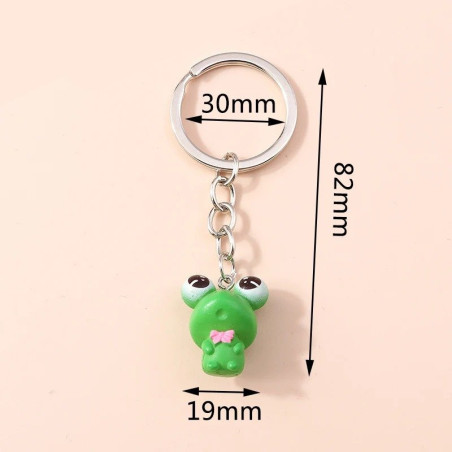 Schlüsselanhänger Träumerischer Frosch | Süßes Kawaii Geschenk