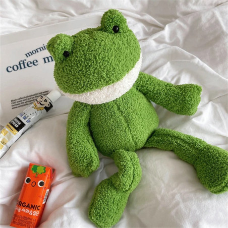 Frosch Kuscheltier | Weich & Flauschig | Süßes Stofftier