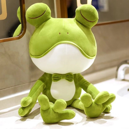 Kuscheltier Frosch Gentleman | Süß & Elegant | Geschenkidee