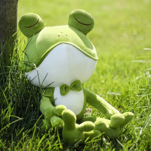 Kuscheltier Frosch Gentleman | Süß & Elegant | Geschenkidee