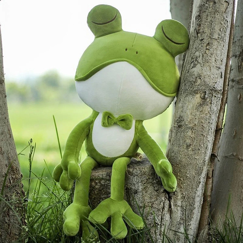 Kuscheltier Frosch Gentleman | Süß & Elegant | Geschenkidee