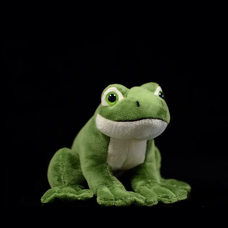 Süßes Frosch Kuscheltier | Realistischer Plüschfrosch | Geschenk