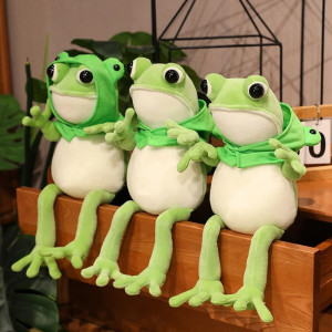 Riesen Frosch Kuscheltier | Groß & Weich | 3 Größen zur Auswahl