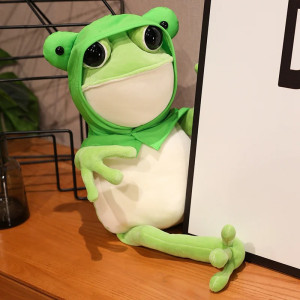 Riesen Frosch Kuscheltier | Groß & Weich | 3 Größen zur Auswahl
