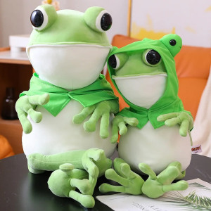 Riesen Frosch Kuscheltier | Groß & Weich | 3 Größen zur Auswahl