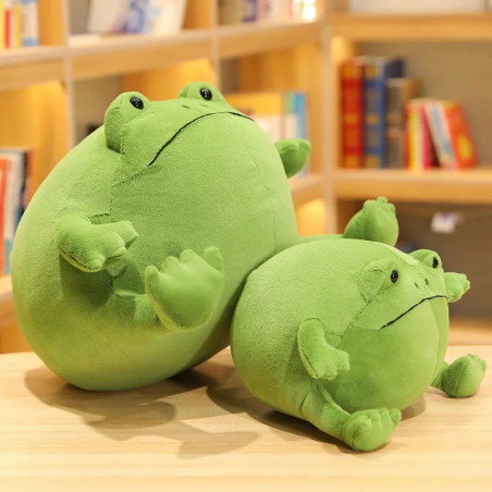 Plüschfrosch "Pummelige Sanftheit" - 20 cm süßes Kuscheltier