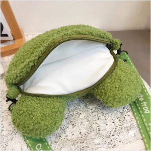 Frosch Plüschtasche "Herz-Lächeln" – Süßes & Lustiges Accessoire