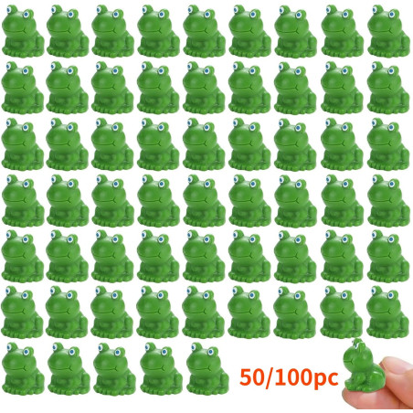 Mini-Frösche aus Harz – 50/100 Stück für Deko & DIY