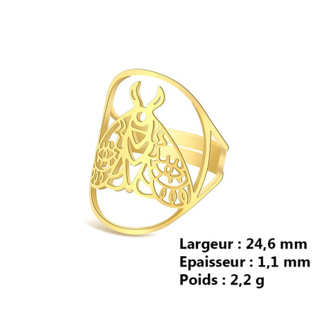 Schmetterlingsring Gold oder Silber | Pollenglanz – Süßer Schmuck
