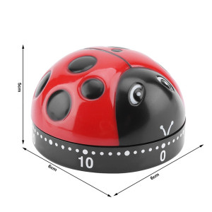 Roter Marienkäfer Küchentimer – Mechanische Eieruhr 60 Min