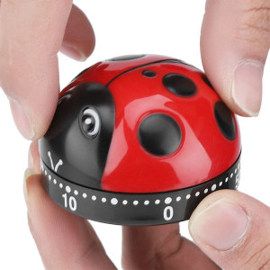 Roter Marienkäfer Küchentimer – Mechanische Eieruhr 60 Min