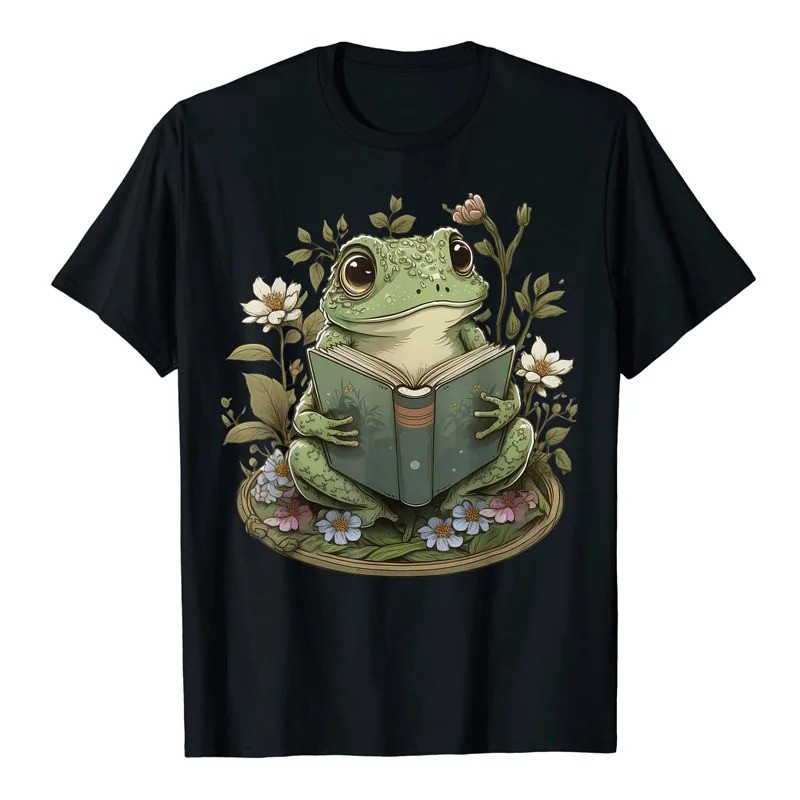 T-Shirt Wissensfrosch | Für Leser & Naturfreunde!