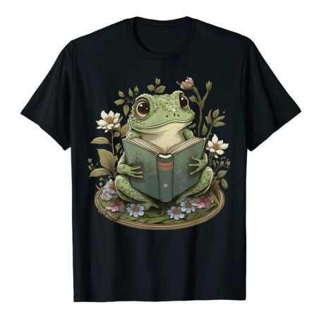 T-Shirt Wissensfrosch | Für Leser & Naturfreunde!