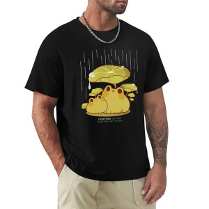 Frosch T-Shirt "Herz unter dem Blatt" | Unisex – Schwarz & Weiß