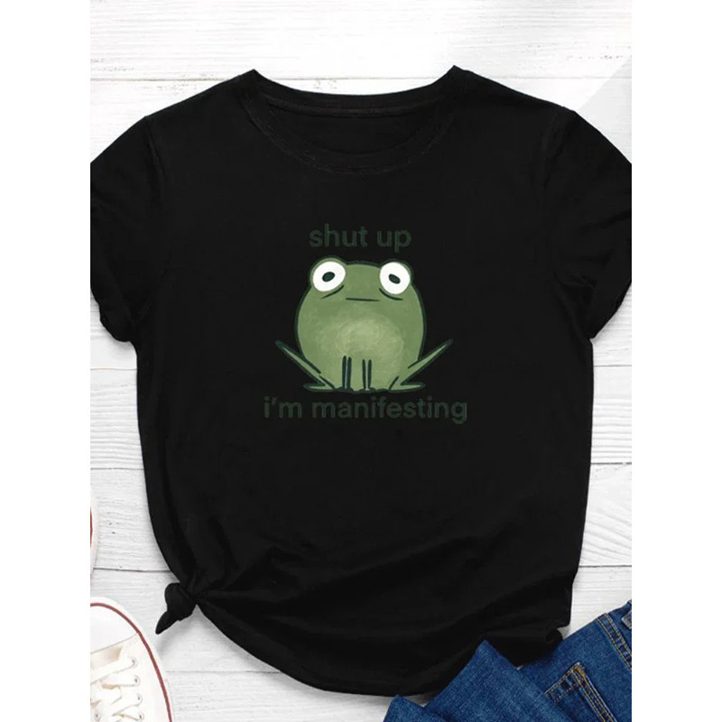 Lustiges Frosch T-Shirt 'Manifestiquak' | Geschenkidee
