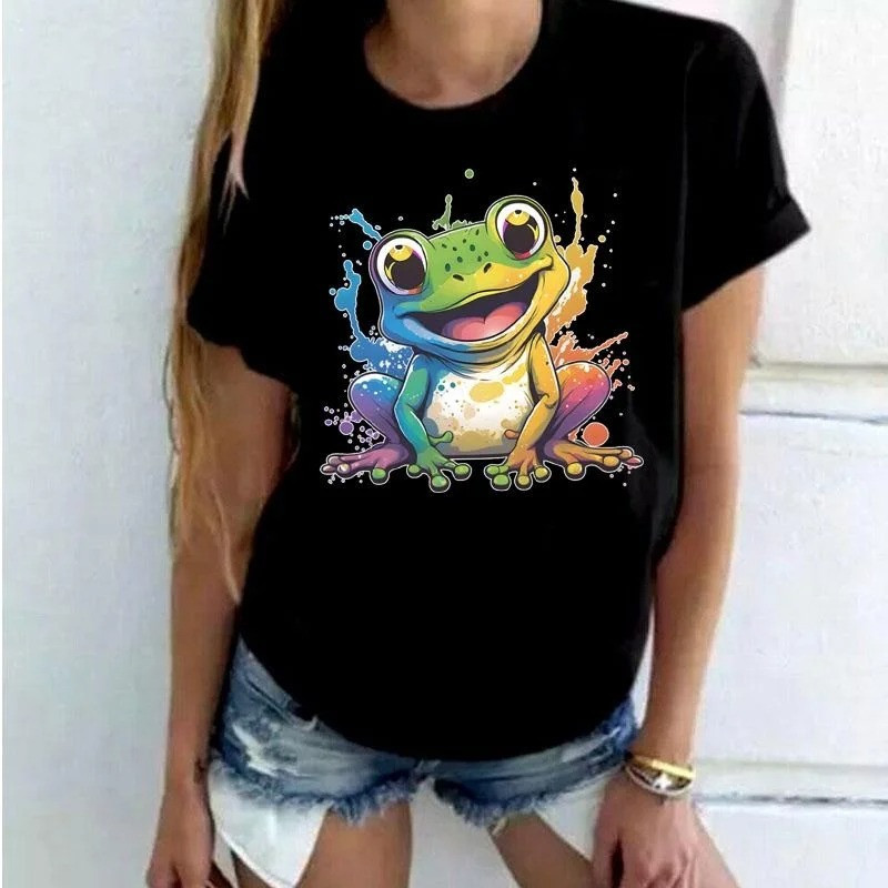 Frosch T-Shirt "Splash Color" – Lustig & Bunt – 6 Farben
