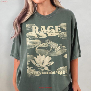 T-Shirt Frosch 'Wut der Natur' – Innere Wut & Vintage-Stil