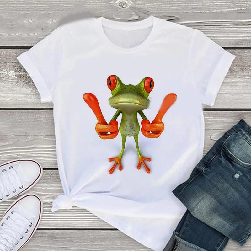 Frosch T-Shirt Peace & Chill – Cooler & humorvoller Vibe
