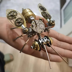 3D Puzzle Steampunk Biene Bausatz – Himmlisches Zahnrad